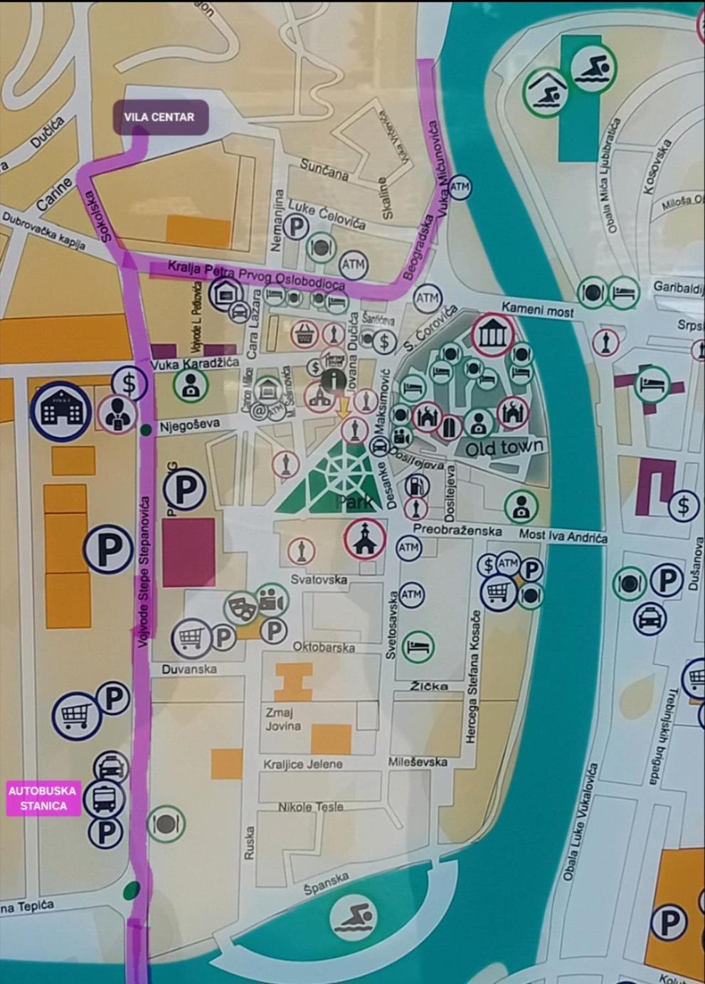 Vila Centar 特雷比涅 外观 照片